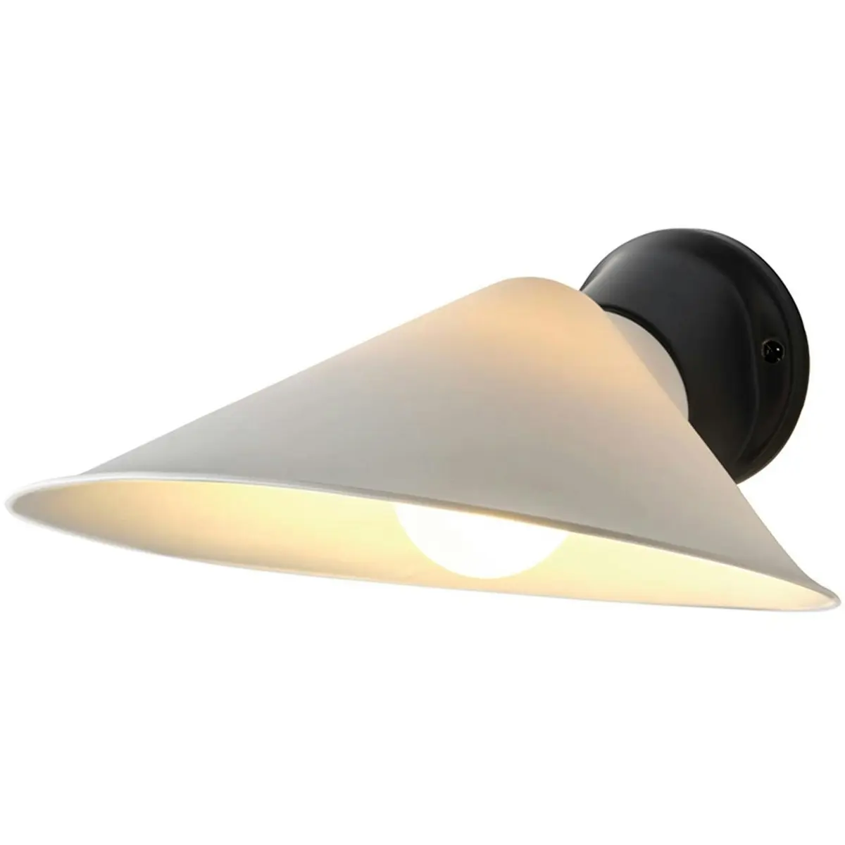 Plume SW Vegglampe med Bryter
