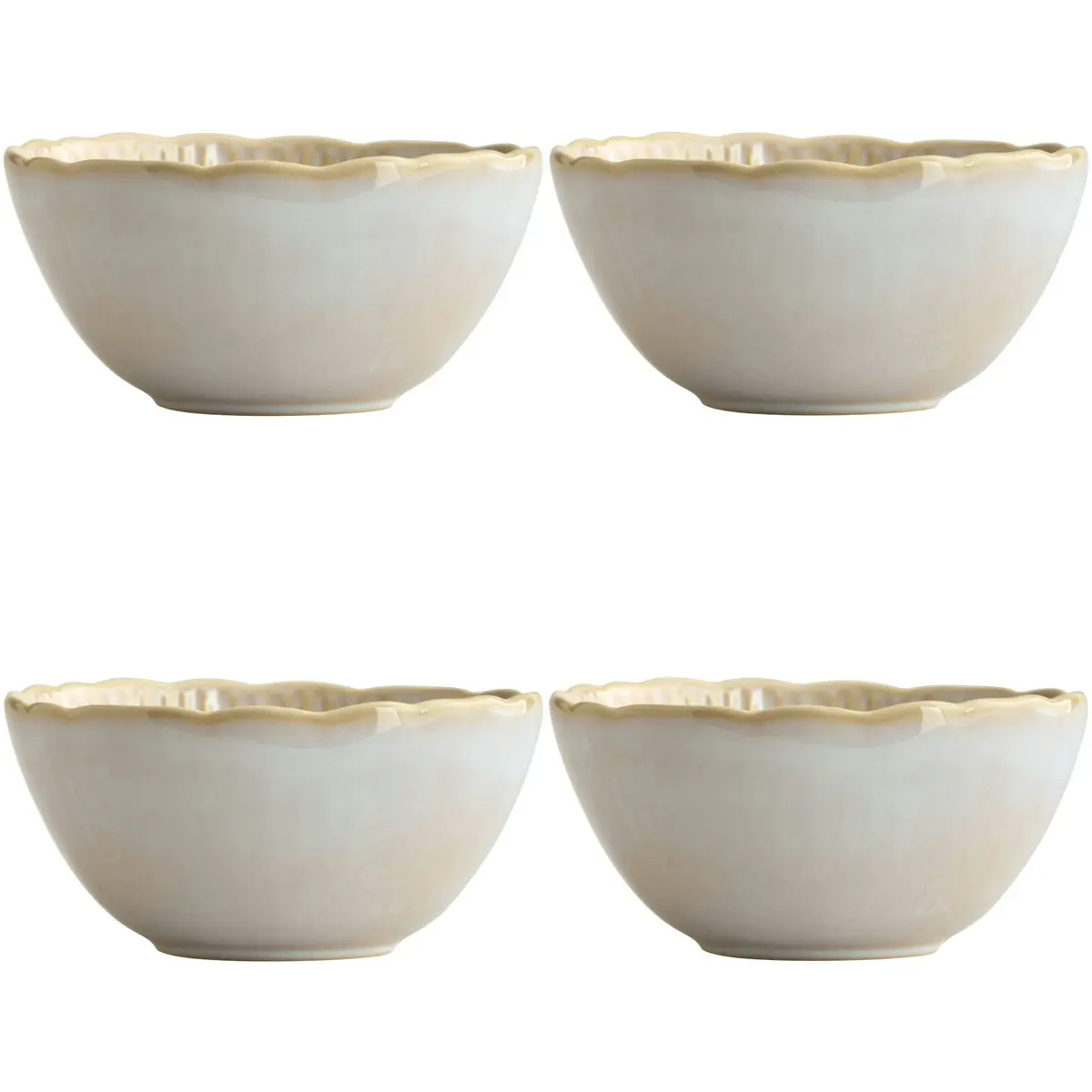 Daisy Skål 16 cm 4-pk, Cream