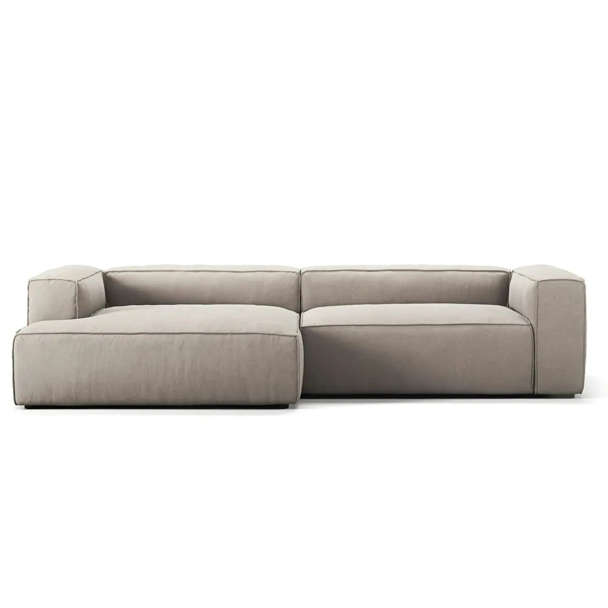 Grand 3-Seter Sofa Sjeselong Venstre