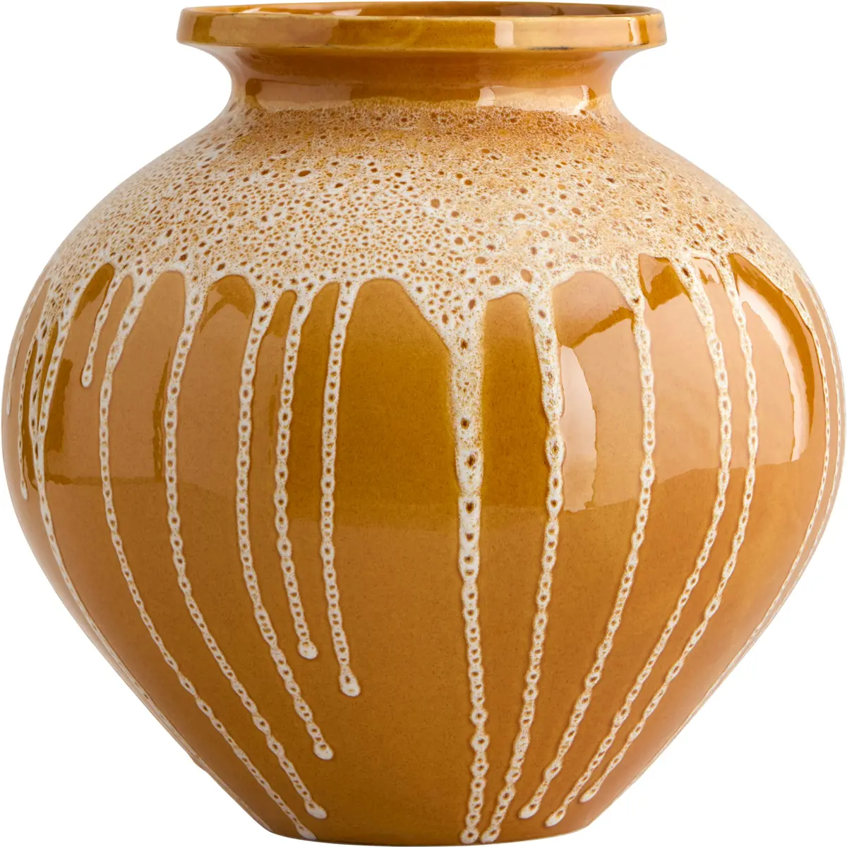 Kyoto Vase 28 cm, Cream / Honey