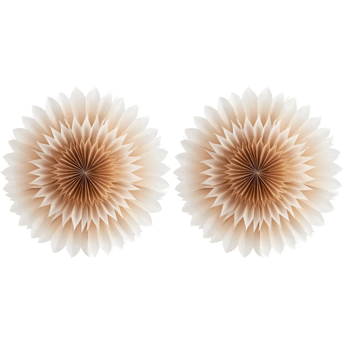 Lily Papirstjerne 50 cm Golden Beige 2-pk