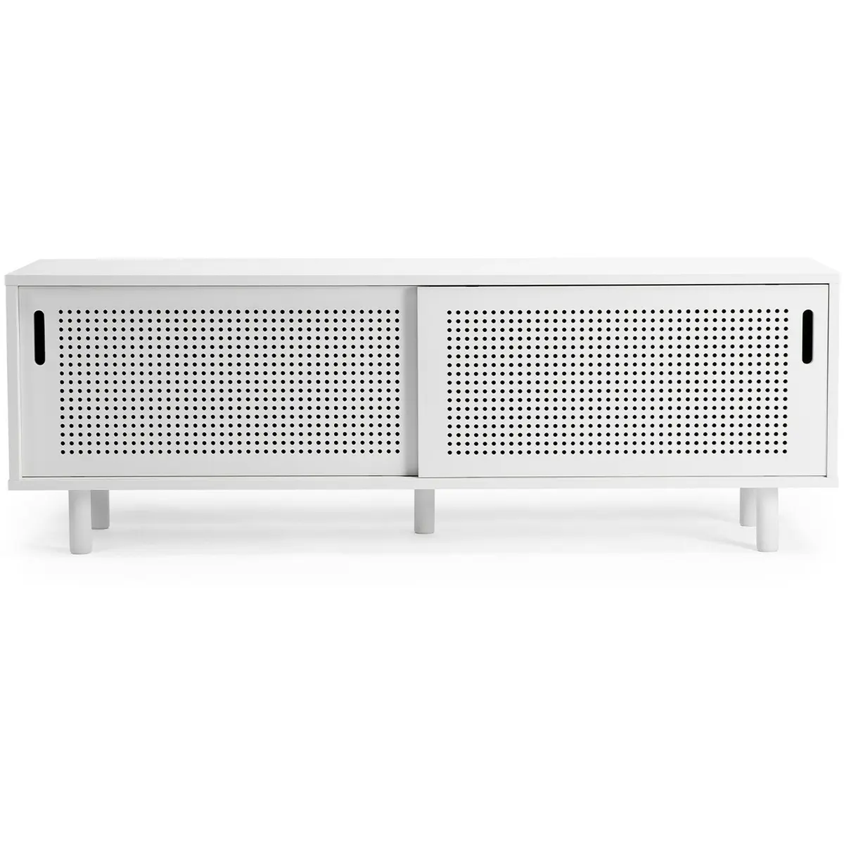 Ray Mediabenk 150 cm, Hvitmalt