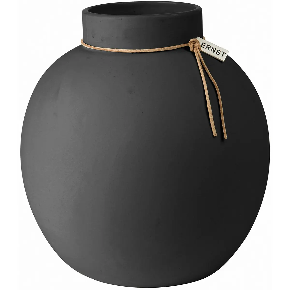 Stentøyvase, Mørk Grå