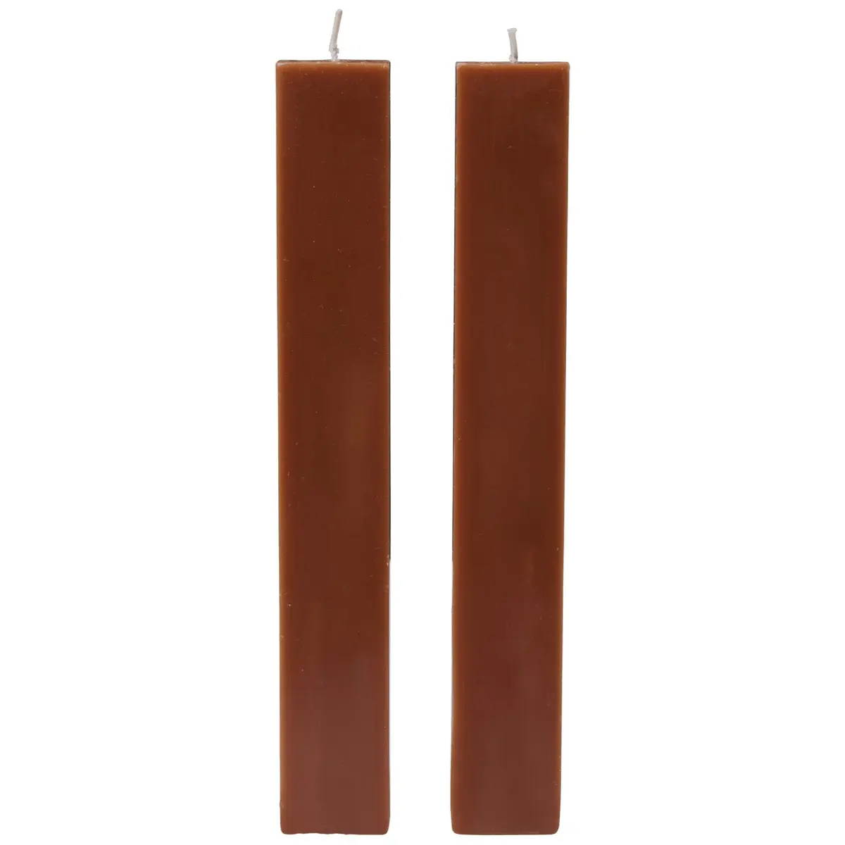 Burren Søylelys Bronsefarget 2-pk