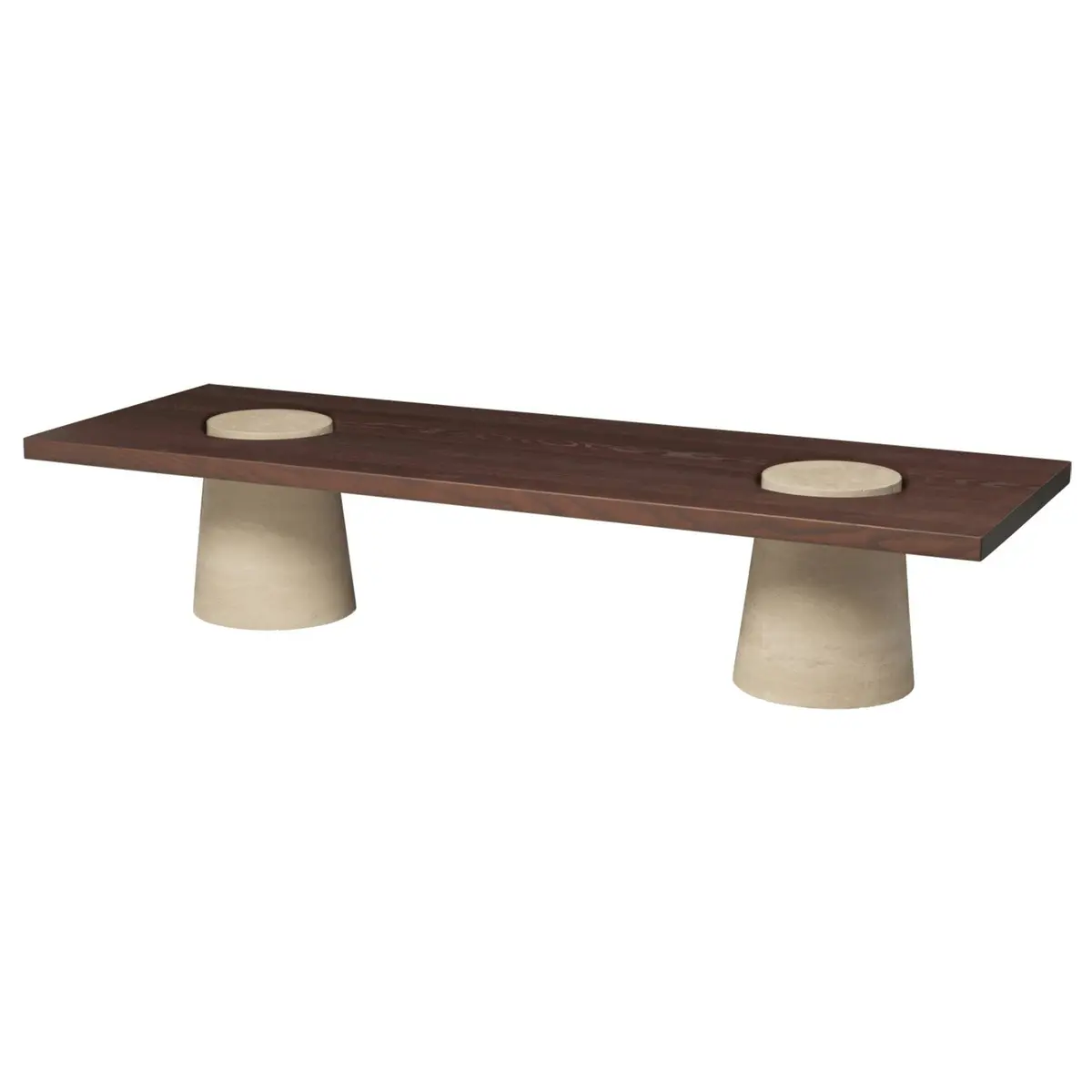 Grova Travertin Salongbord 55x155 cm