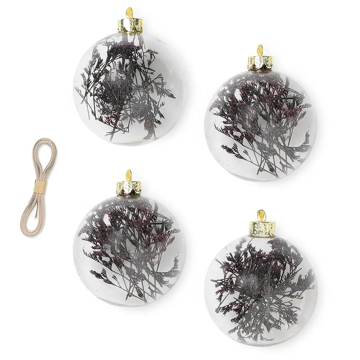 Flora Julekuler Medium Ø8 cm 4-pk