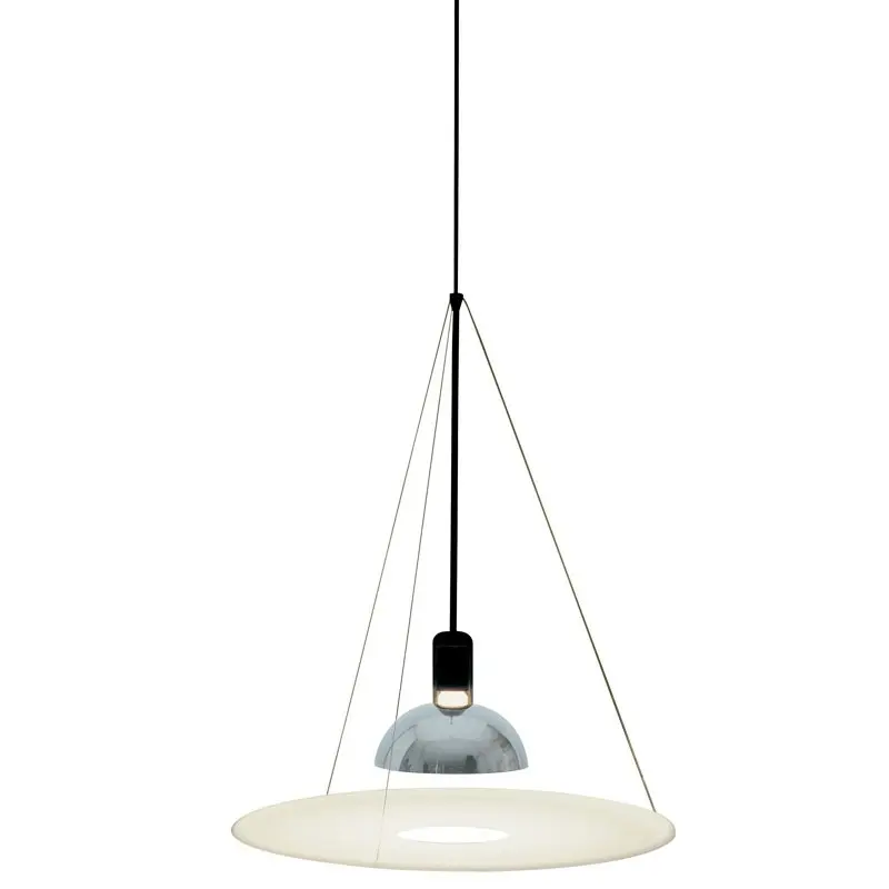 Frisbi Taklampe, Chrome