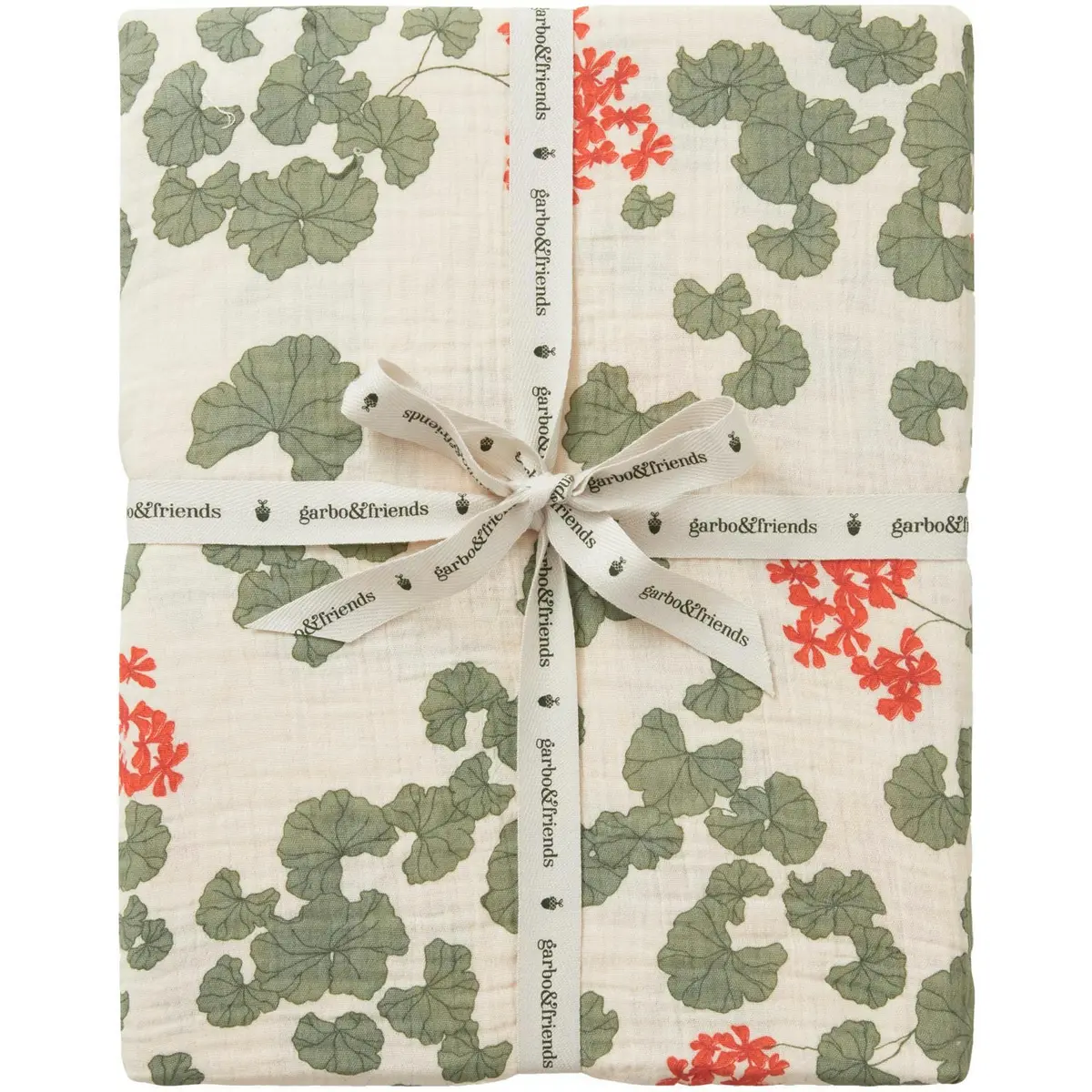 Pelargonium Muslin Stretchlaken