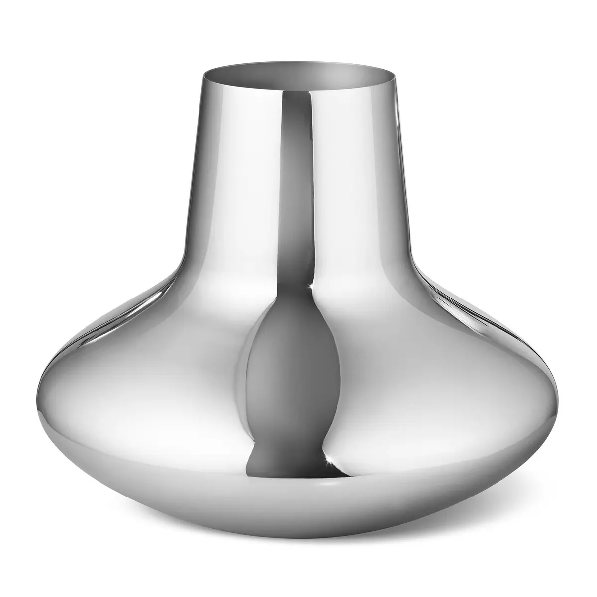 Henning Koppel Vase Large, Rustfritt Stål