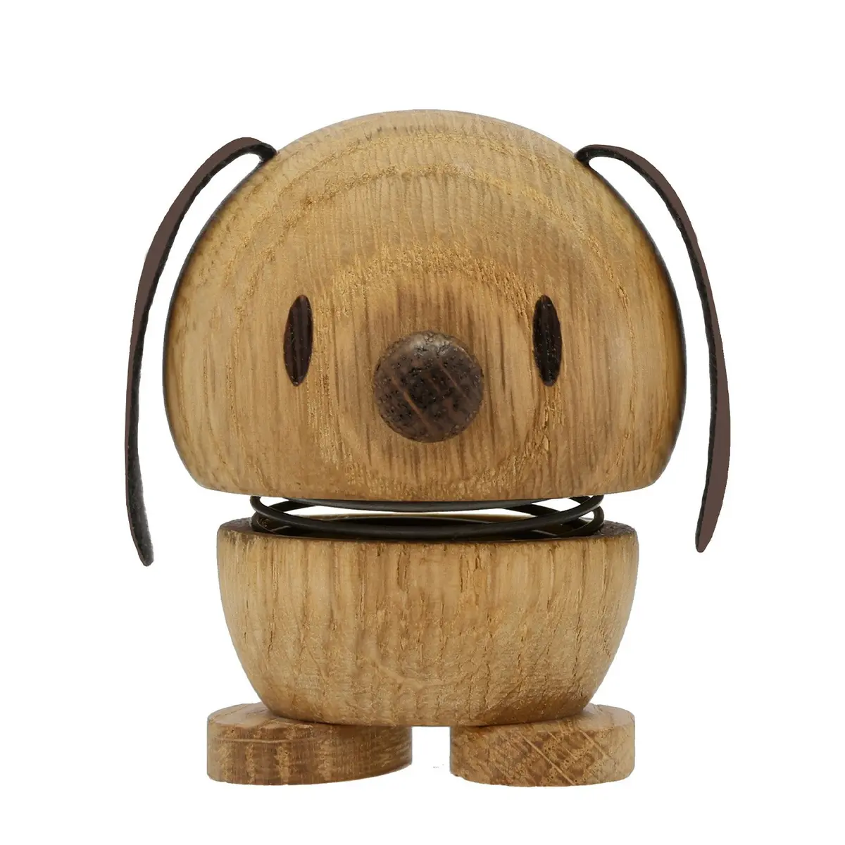 Hoptimist Dog Figur S, Eik