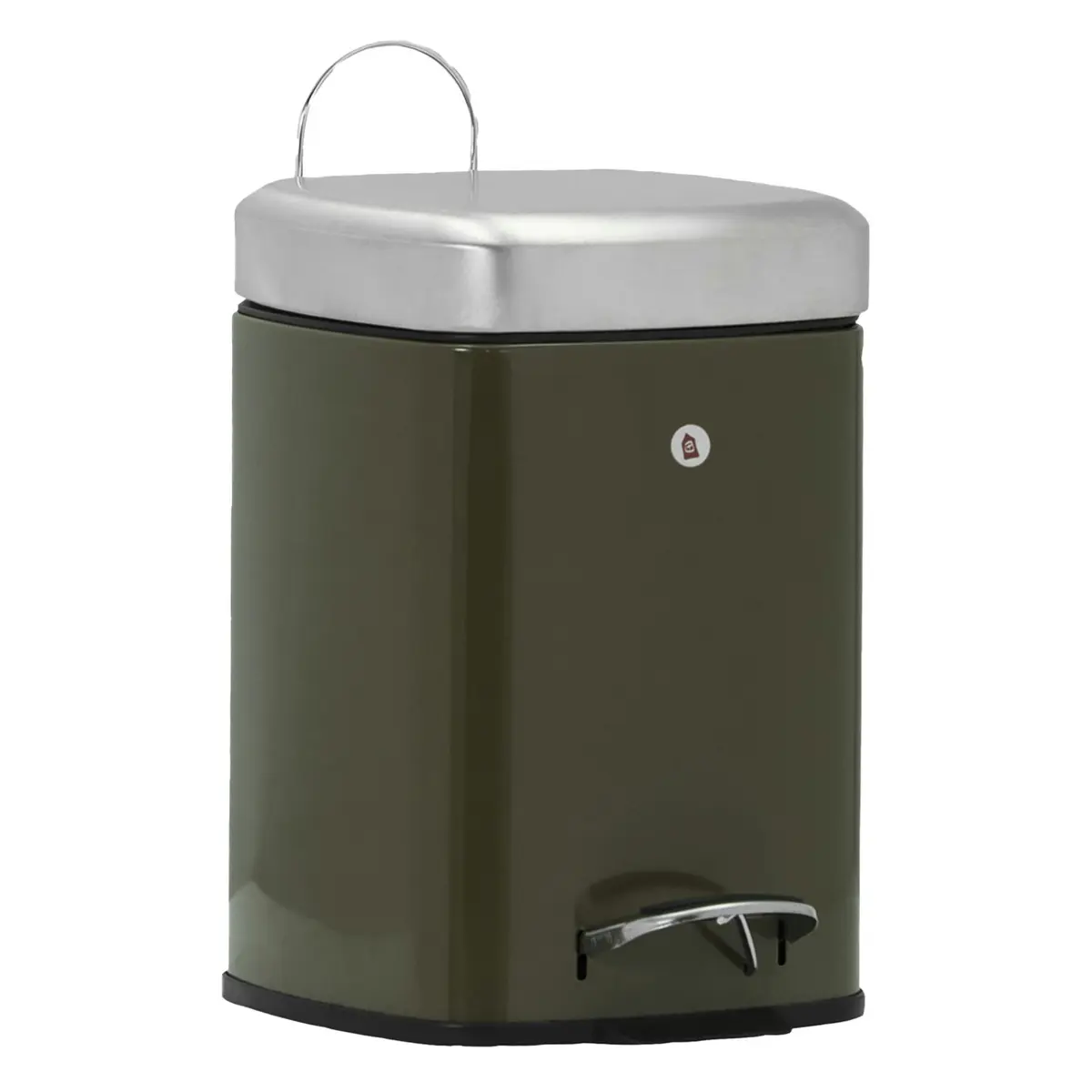 Sort Søppelbøtte 6 L