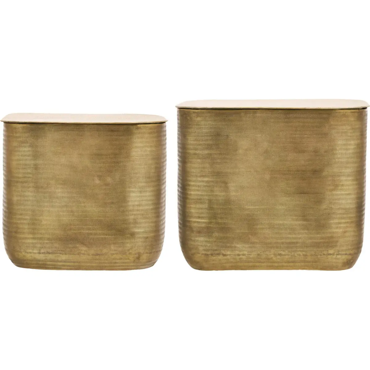 Cajas Salongbord Med Oppbevaring 2 Deler, Golden