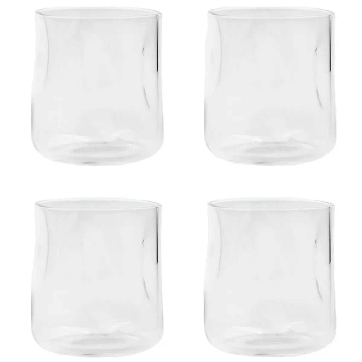 Sand Drikkeglass 4-pk, Klar