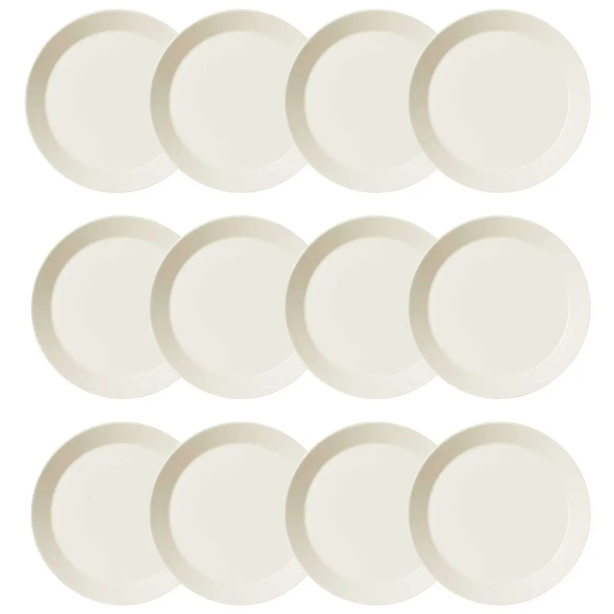 Teema Tallerken 26 cm Hvit, 12-pk