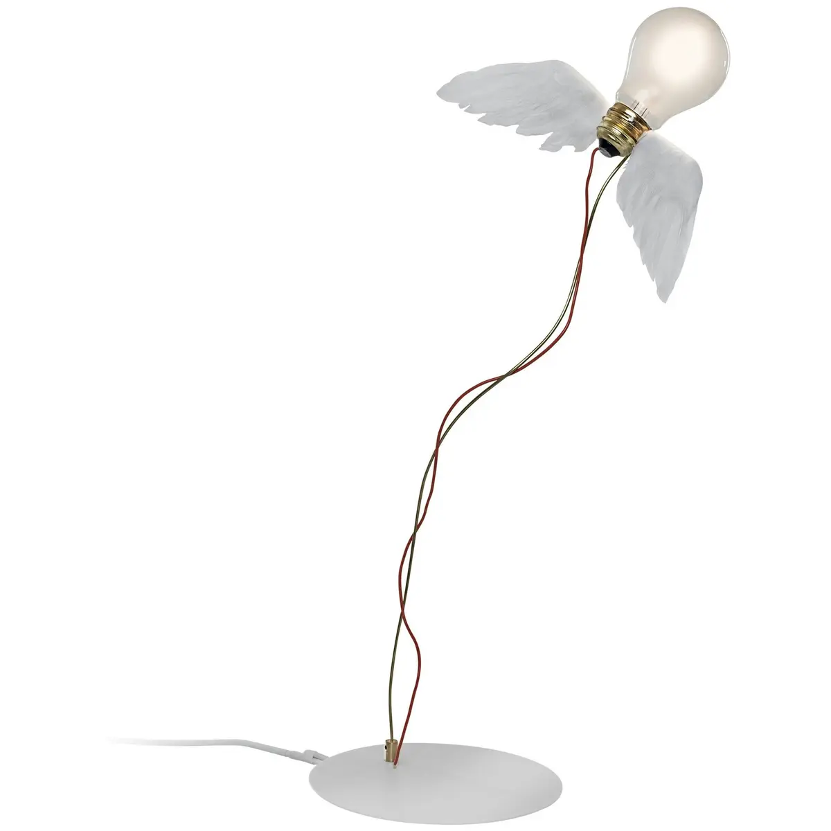 Lucellino Bordlampe, Hvit