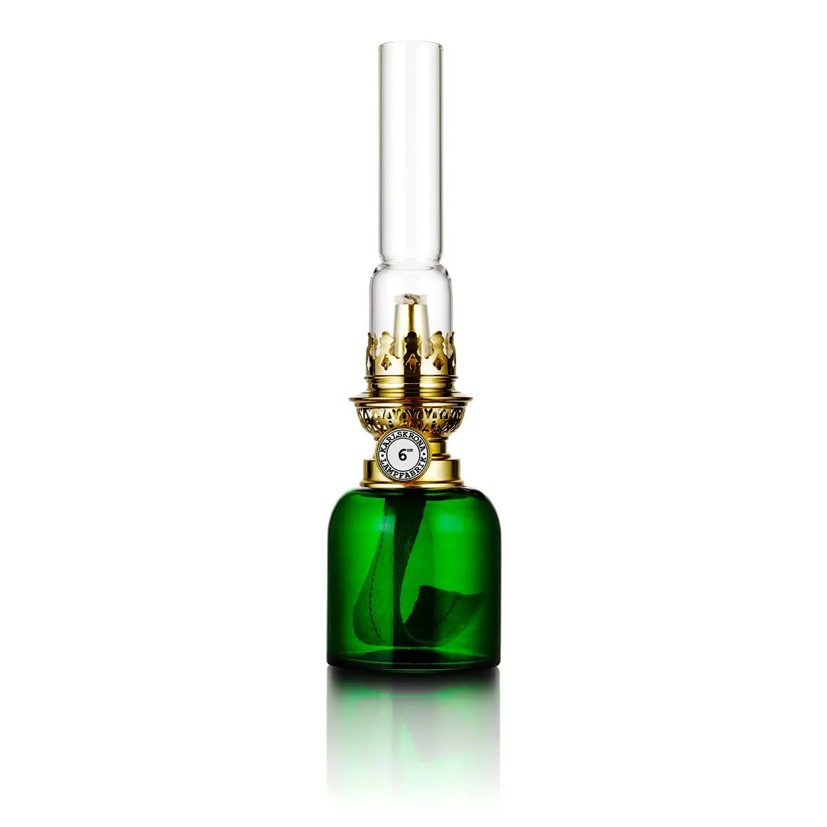 Koholmen Parafinlampe, Røyk