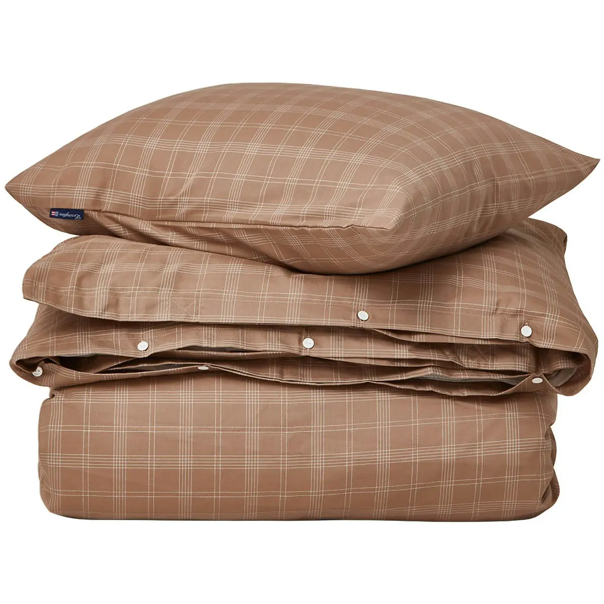 Checked Lyocell/Cotton Sengesett
