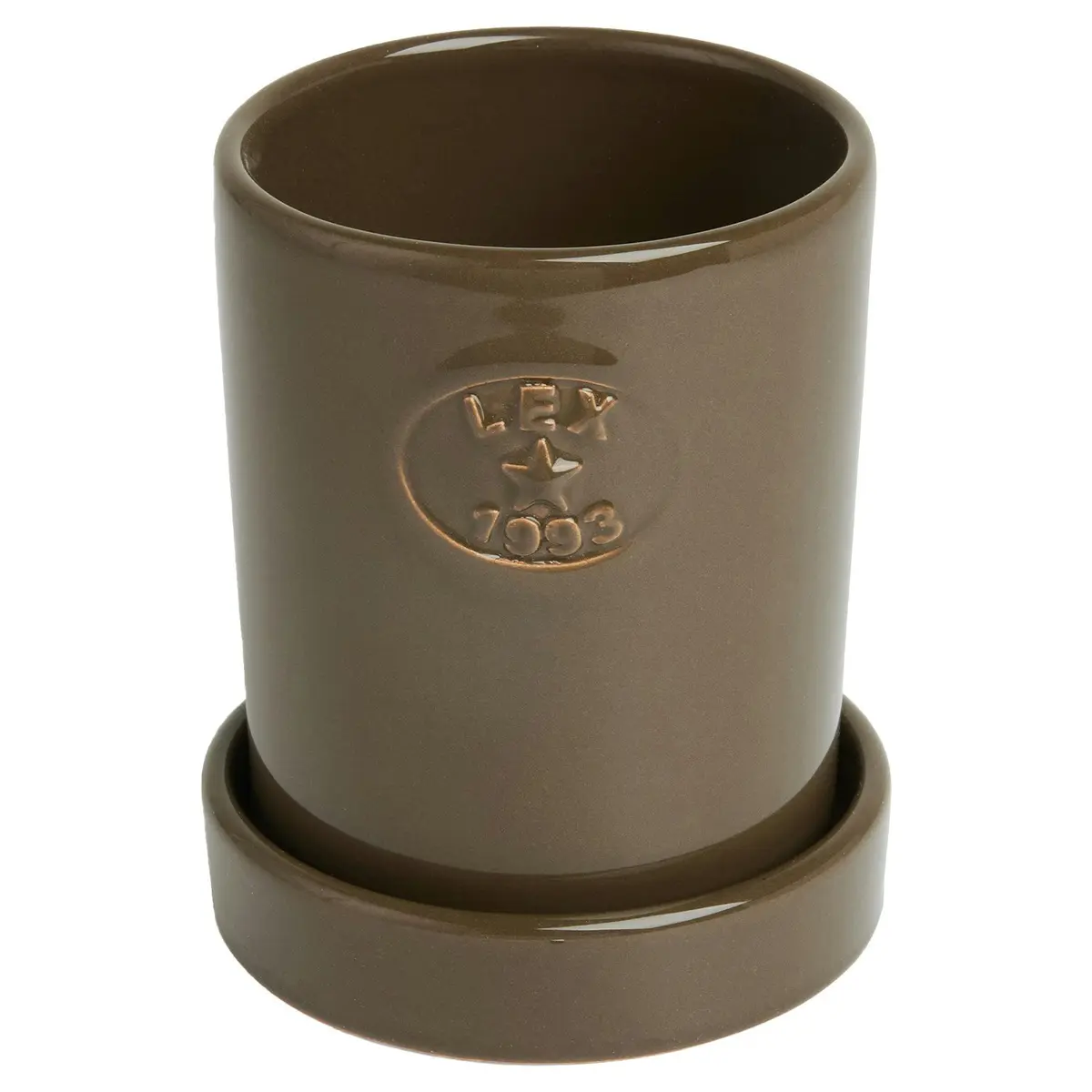 Krukke Med Tallerken H14 cm