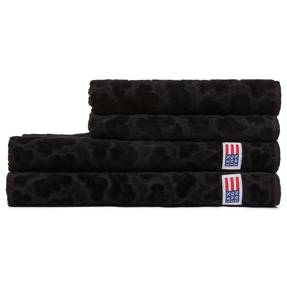 Velour Jacquard Leaves Håndkle