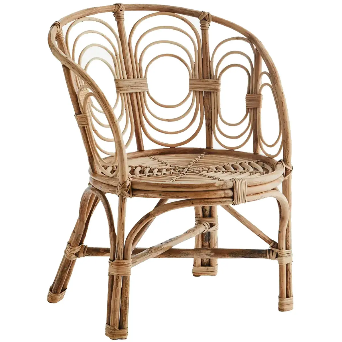 Round bamboo Stol