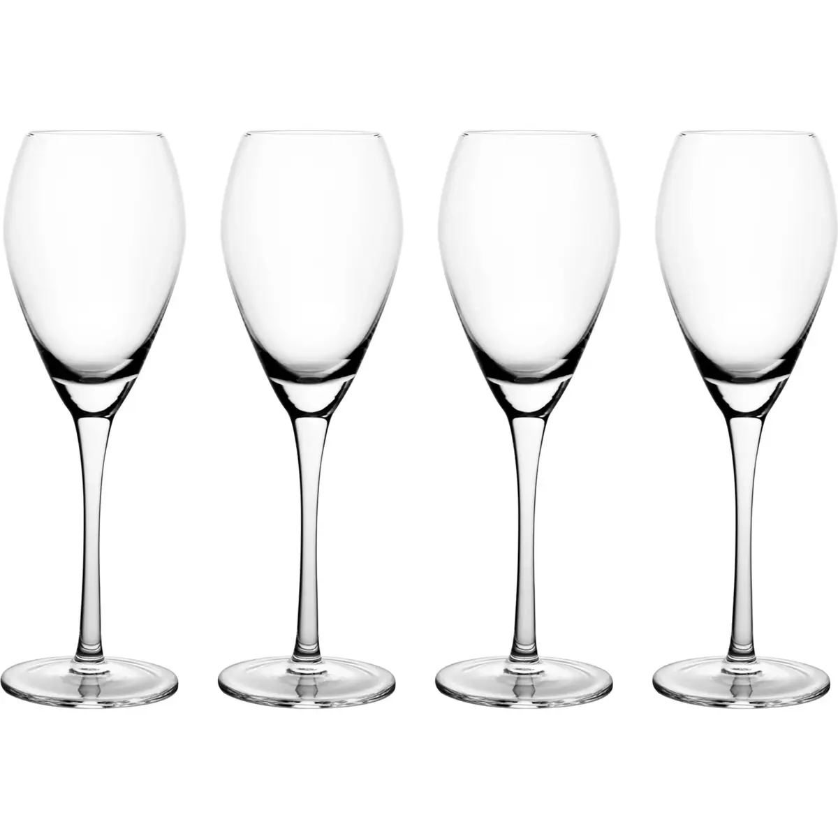 Champagneglass 16 cl Klar, 4-pk