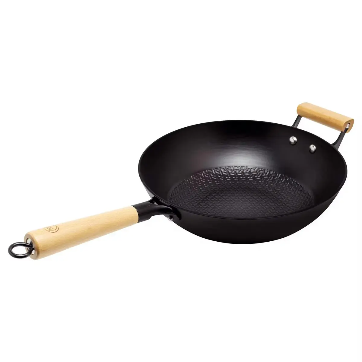 Wokpanne Lettvektsstøpejern Ø30 cm