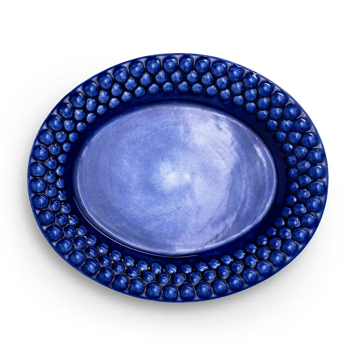 Bubbles Oval Tallerken, 20 cm