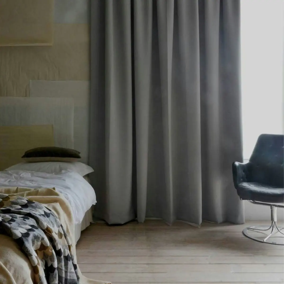 Lystett Hotellgardin Dobbel Bredde