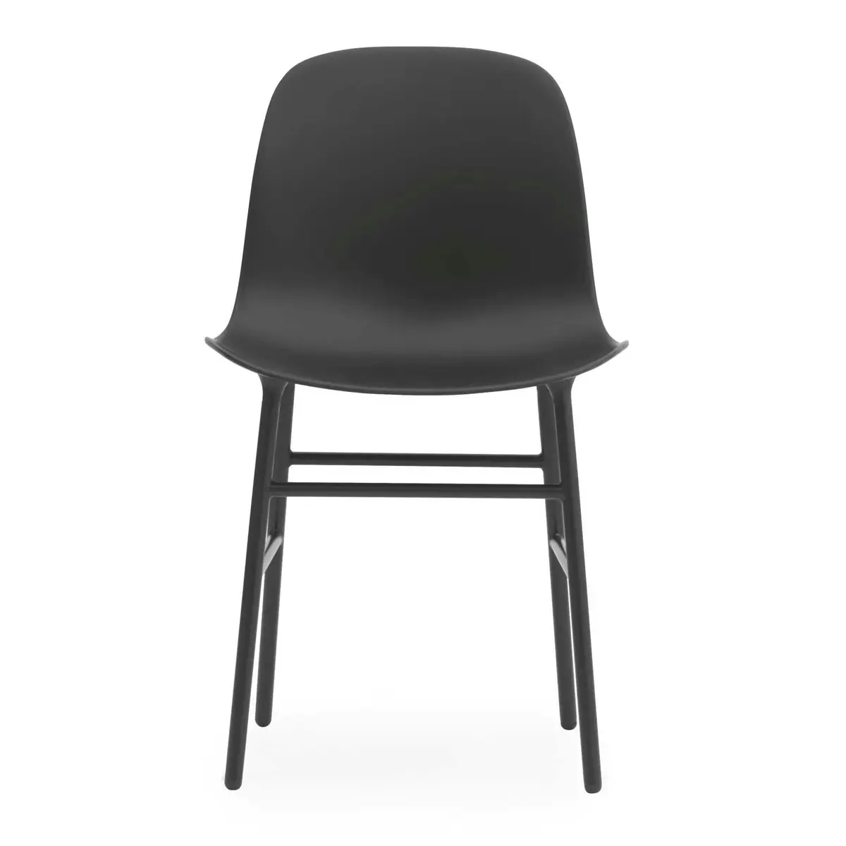 Form Stol, Hvit/Stål