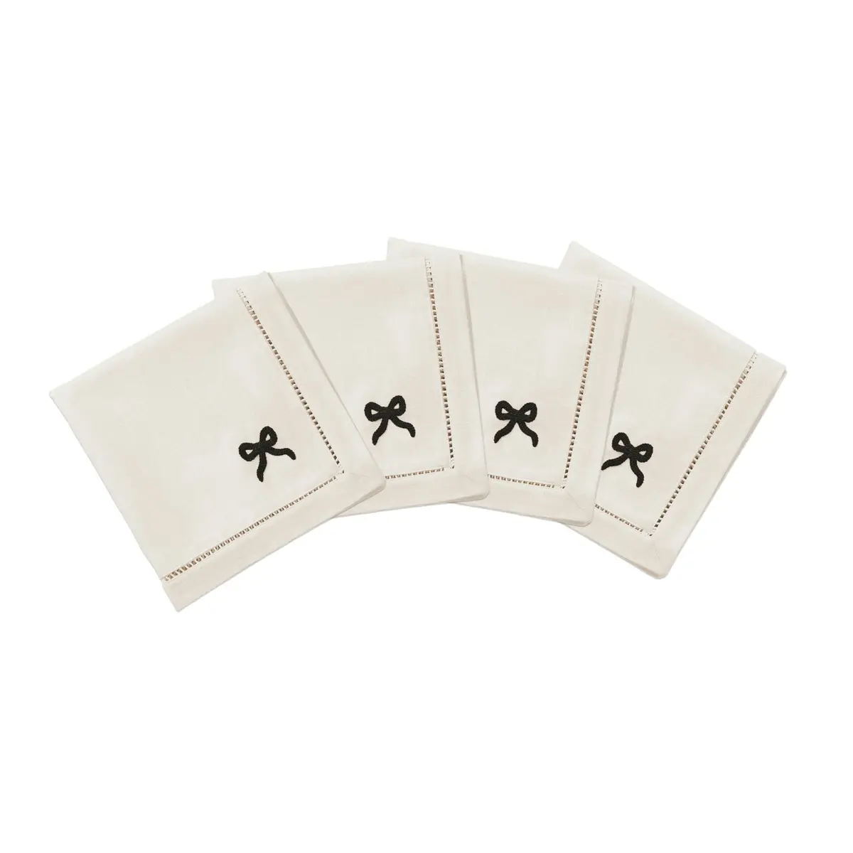 Bow Bomullsservietter 45x45 cm 4-pk