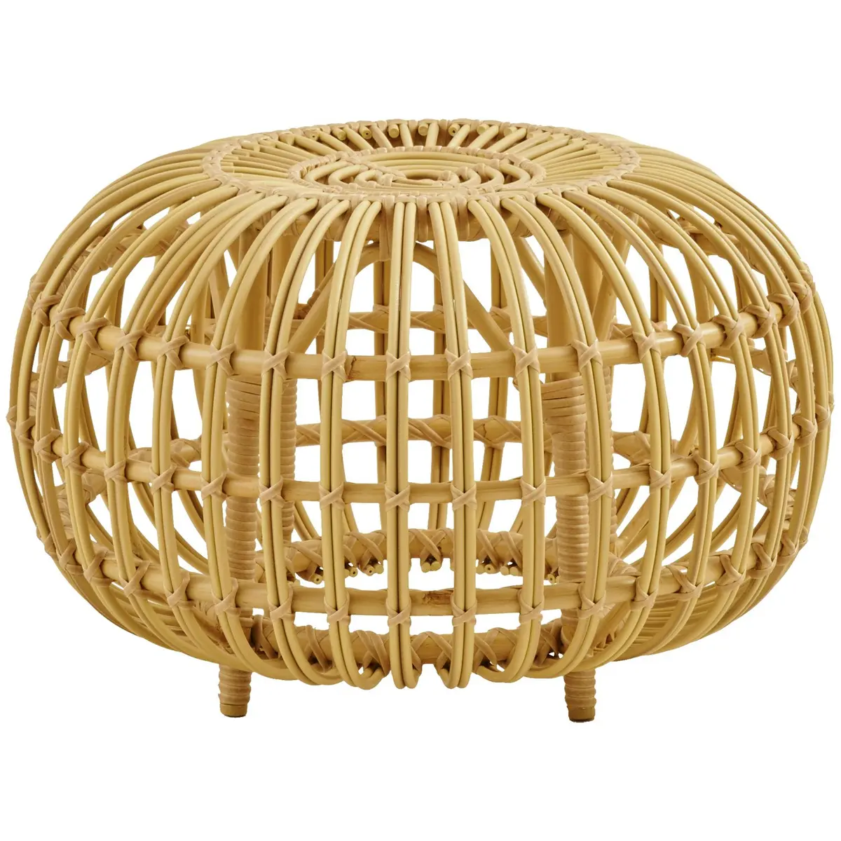 Ottoman Footstool Outdoor Natural