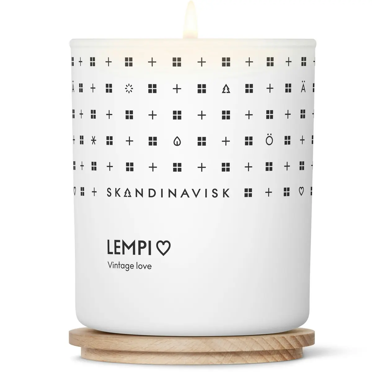 LEMPI Scented Candle with Lid
