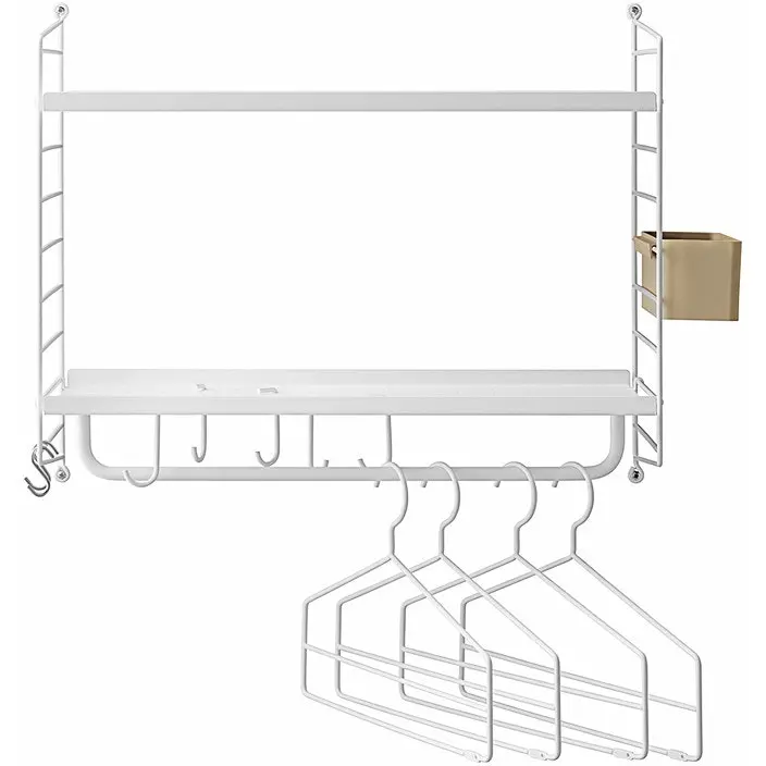 String Hylle Gang Komplett, Hvit