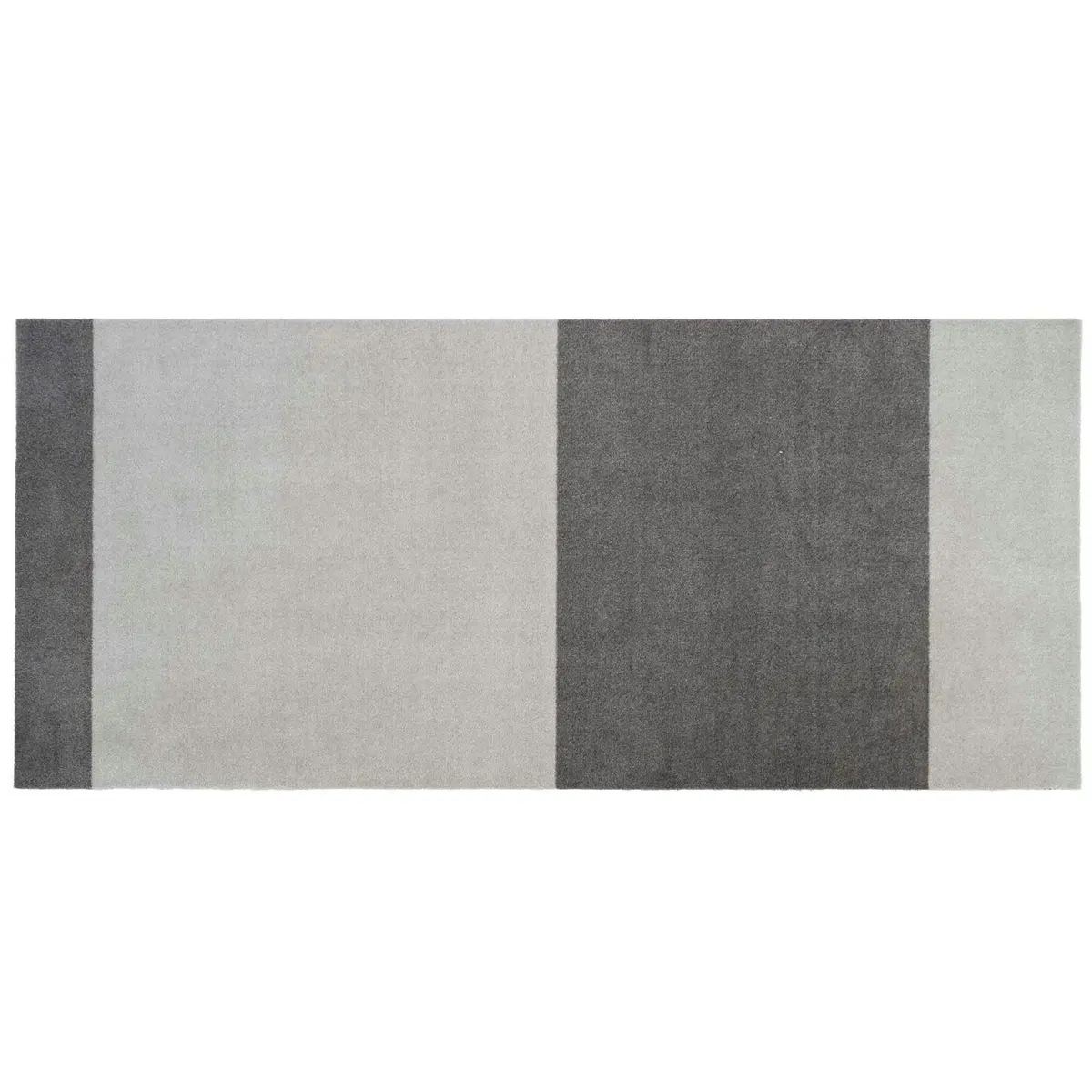 Stripes Teppe Steel Grey / Lysegrå