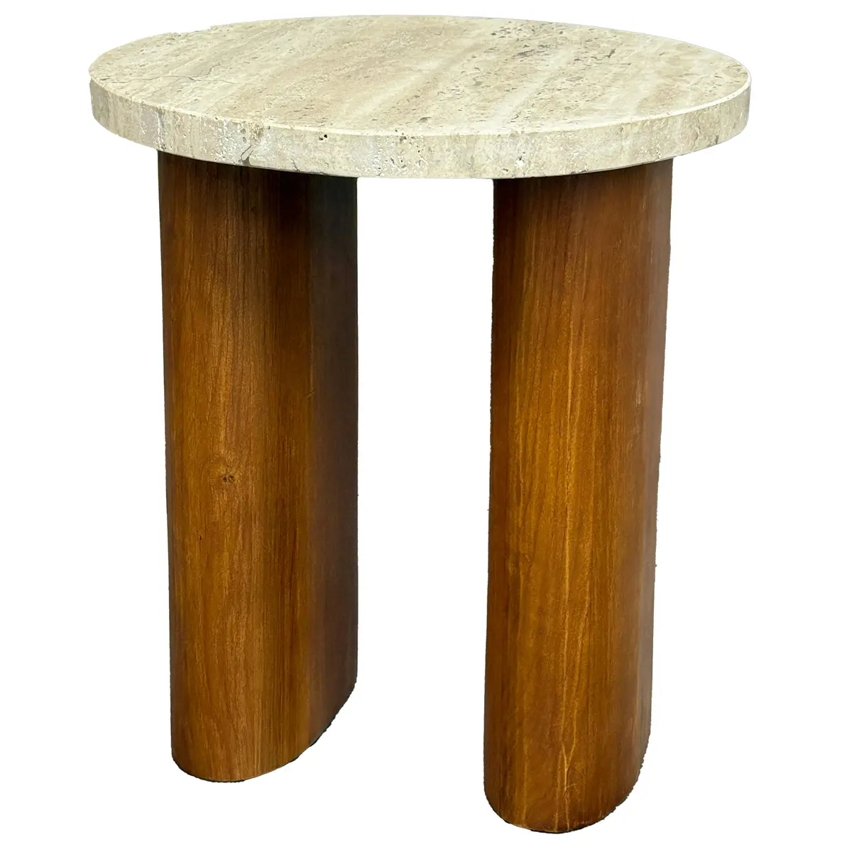 Vikman Sidebord, Eik / Travertin