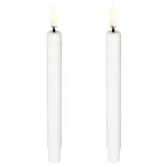 LED Mini Kronelys Nordic White 2-pk