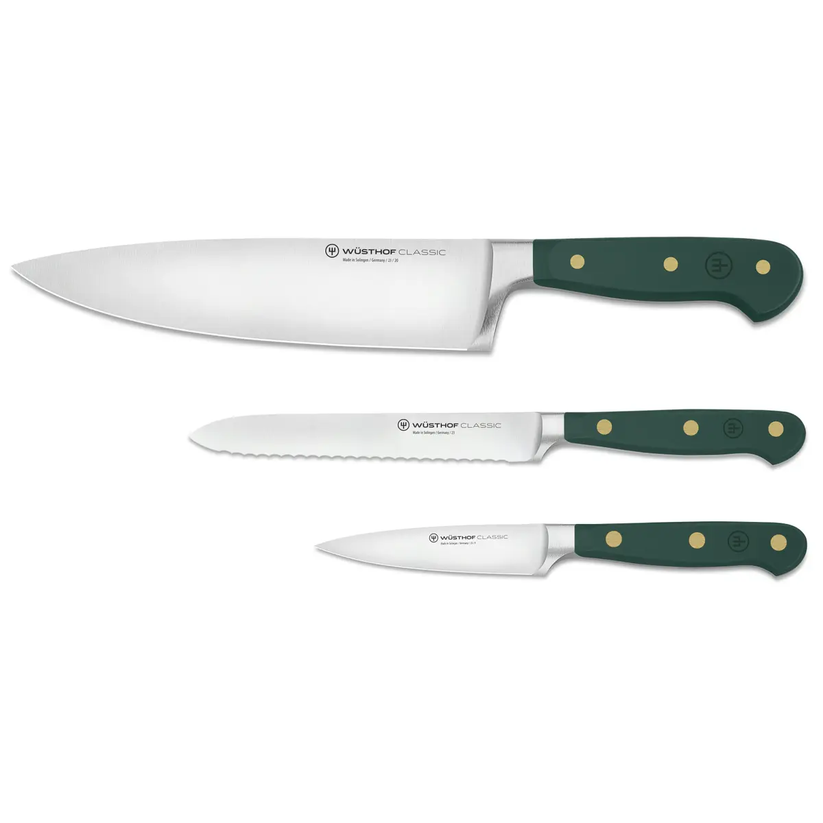 Classic Colour Knivsett Med 3 Brukskniver, Fresh Rosmary
