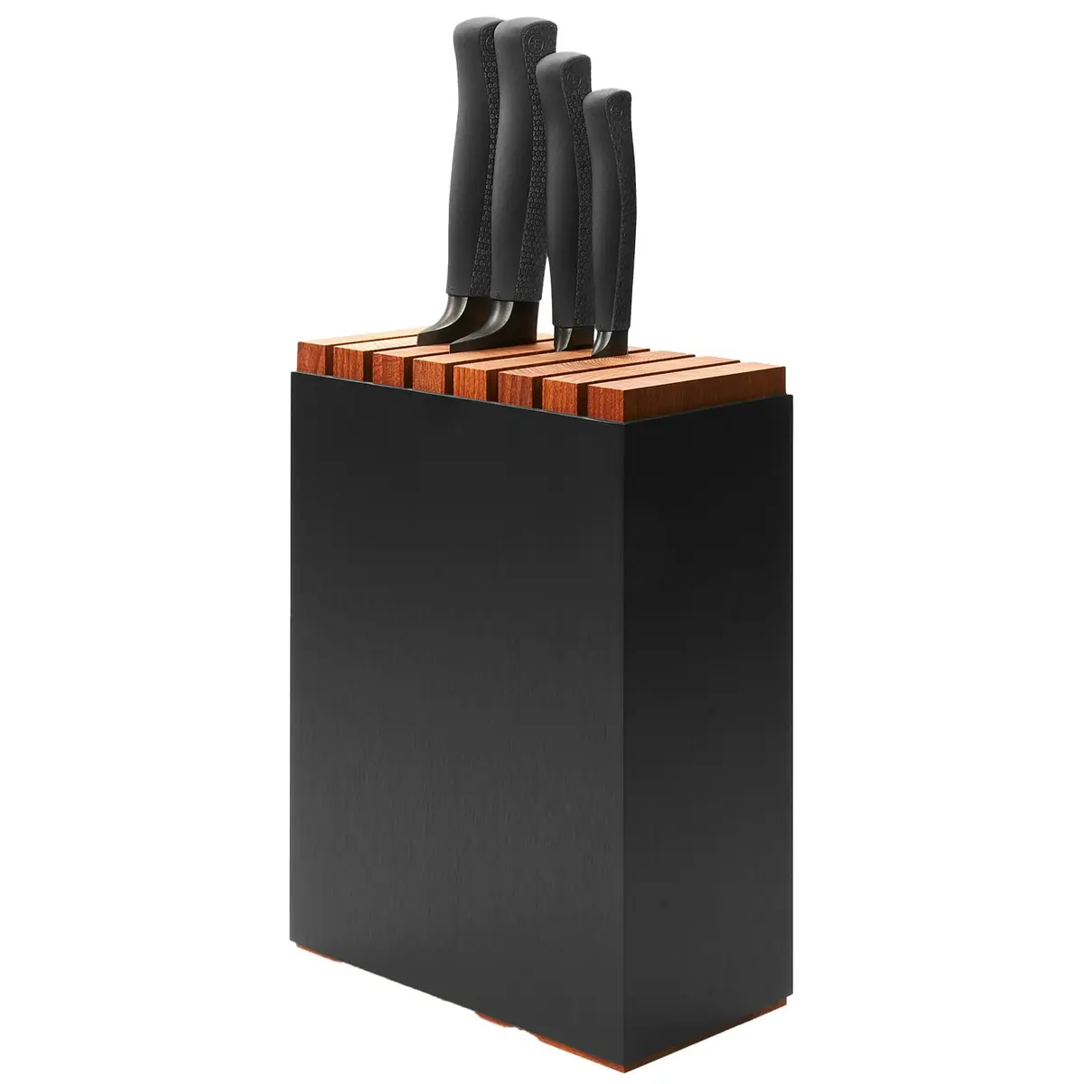 Performer Knivblokk Med 4 Kniver, Sort
