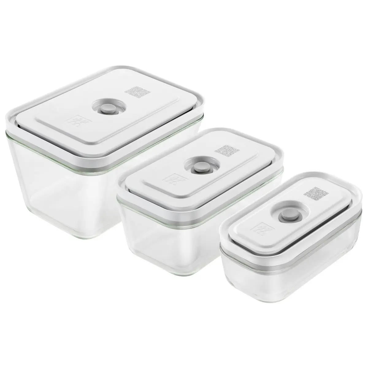 Fresh & Save Sett med Beholder 3 Deler, Borosilikat-glass