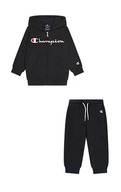 CHAMPION Icons Toddler Hooded Full Zip Suit Sky Captain Junior | Sport1.no