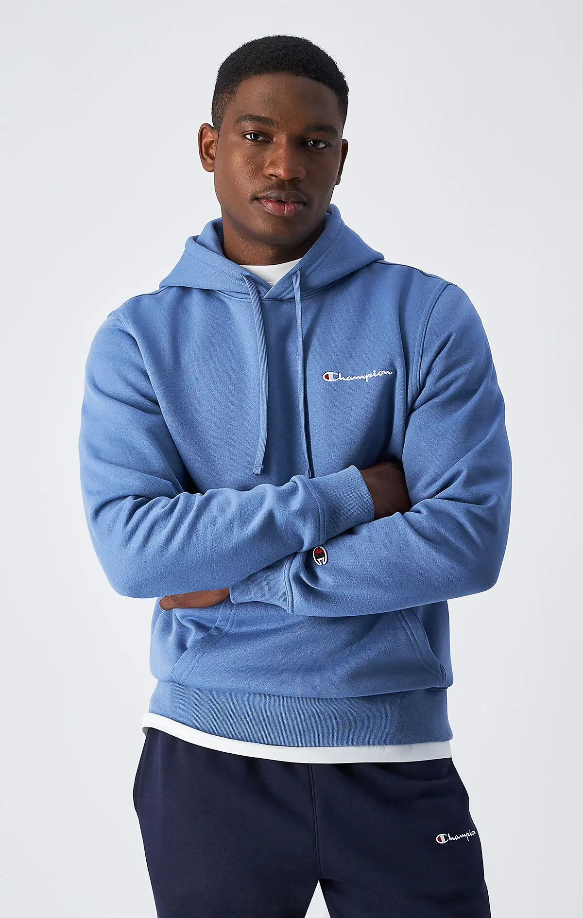CHAMPION ICONS Hoodie Coronet Blue Herre | Sport1.no