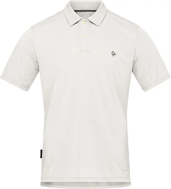 NORRØNA femund equaliserUll Polo Shirt M's Snow White Herre