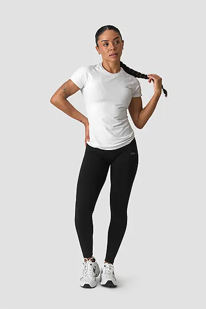 ICANIWILL Define Seamless T-shirt W White Snow Dame | Intersport.no