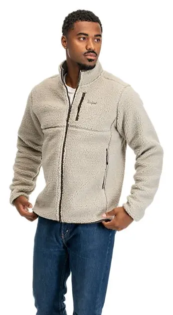 BERGANS OF NORWAY Lunnan Pile Fleece Jacket Men Coastal Sand Herre