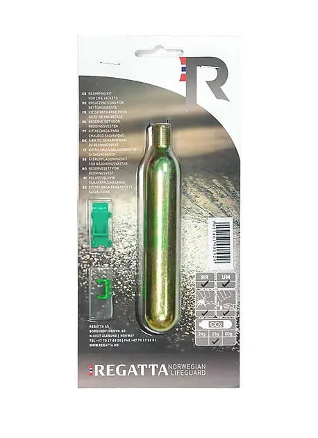 REGATTA 33g Co2 Cylinder med HR/UM klips MULTI Alle
