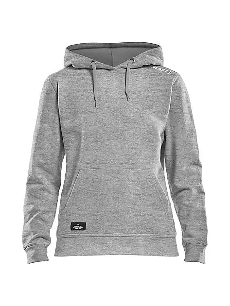 CRAFT Community Hoodie W hettegenser dame Grey Melange Dame