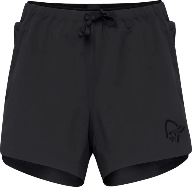 NORRØNA senja flex1 4" Shorts W's Caviar Black Dame