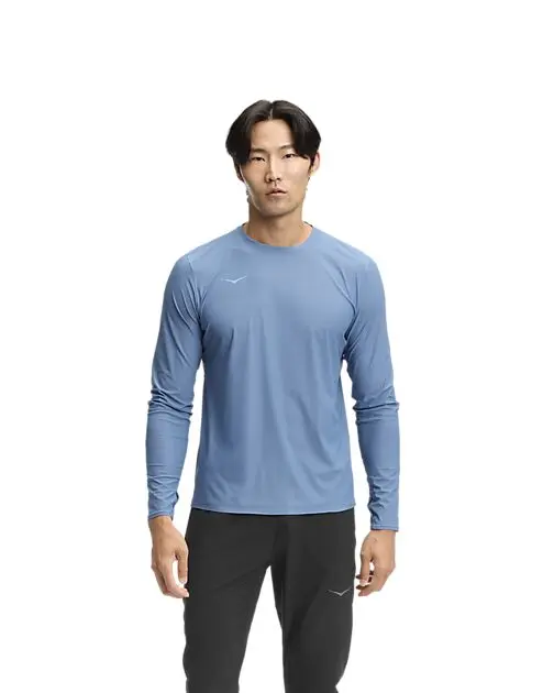 HOKA M AIROLITE LONG SLEEVE 2.0 FOGGY NIGHT Herre | Sport1.no