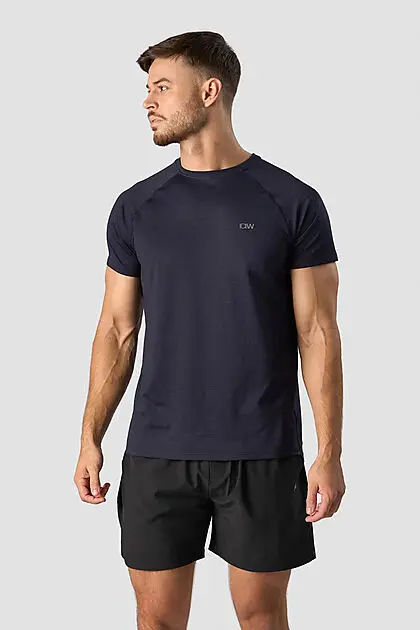 ICANIWILL Training Mesh T-shirt Men Navy Herre | Sport1.no