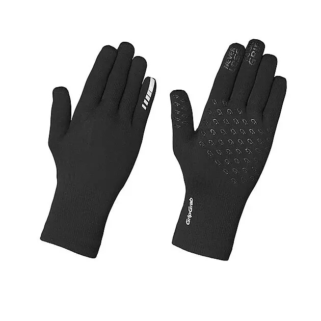 GRIPGRAB Sykkelhanske Waterproof Knitted Thermal Glove Black Unisex